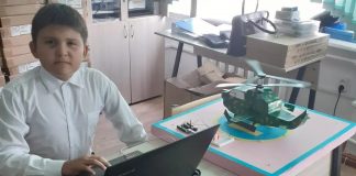 Өз мектебінің сайтын жасаған 7-сынып оқушысы