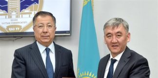 ҚазҰУ-ға Ош мемлекеттік университетінің делегациясы келді
