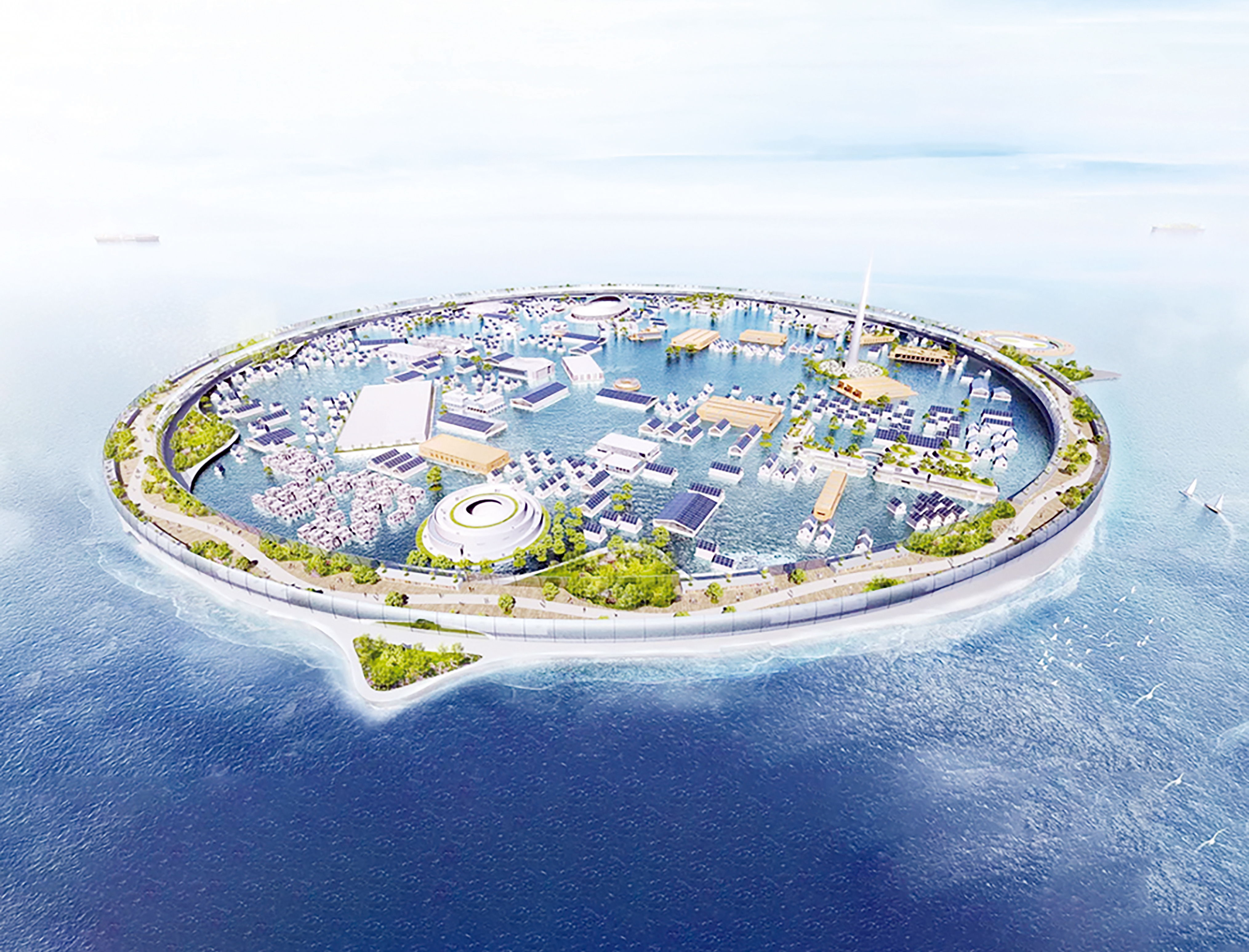 Плавучий город черепаха. Плавучий город. Плавучие города будущего. Плавающие города Япония. Архитектура на воде.