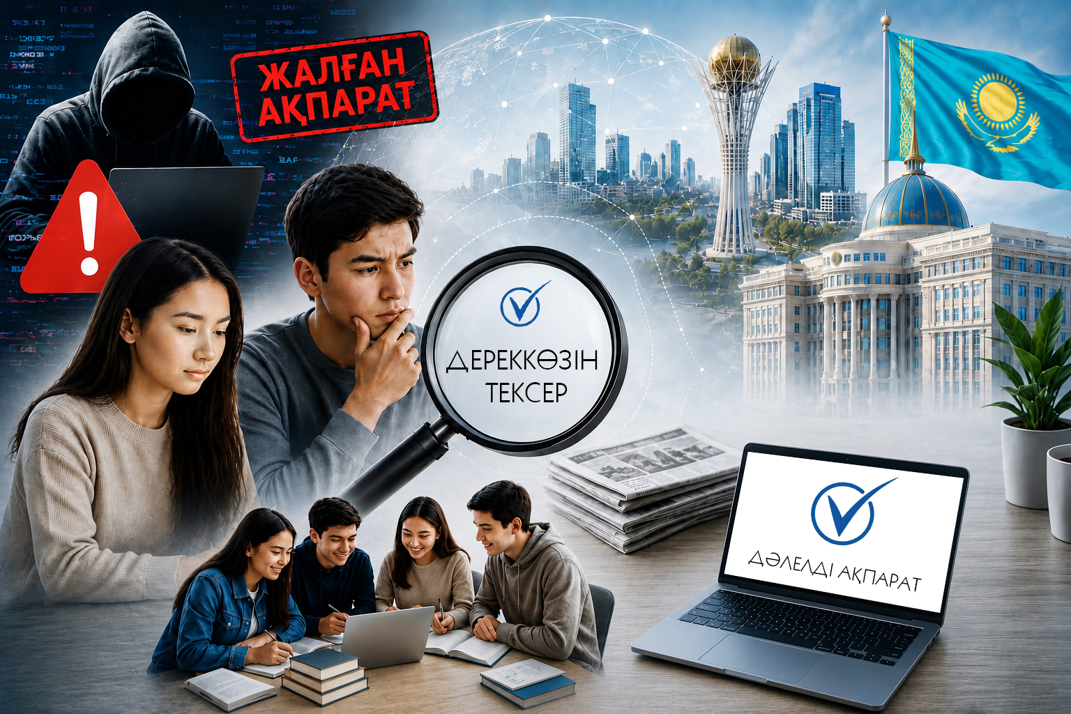 Fake news: жалған ақпаратпен күрес