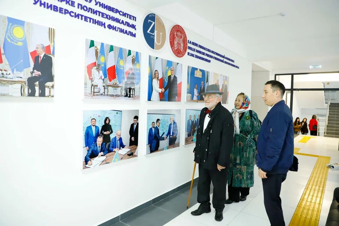 Италиялық жазушы Жетісу университетінде дәріс оқыды